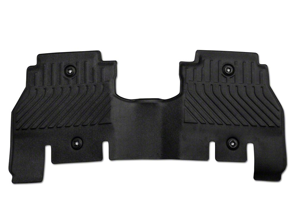 TruShield Precision Molded Front and Rear Floor Liners; Black (18-25 Jeep Wrangler JL 4-Door, Excluding 4xe)