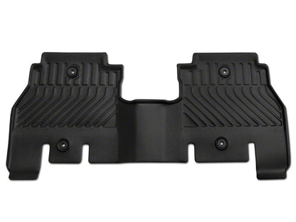 TruShield Precision Molded Front and Rear Floor Liners; Black (18-25 Jeep Wrangler JL 4-Door, Excluding 4xe)
