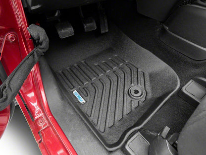 TruShield Precision Molded Front Floor Liners; Black (07-13 Jeep Wrangler JK)
