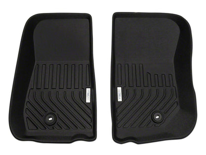 TruShield Precision Molded Front Floor Liners; Black (07-13 Jeep Wrangler JK)
