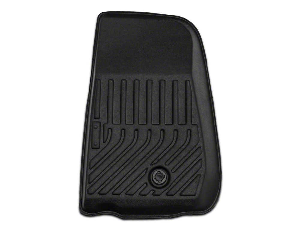 TruShield Precision Molded Front Floor Liners; Black (07-13 Jeep Wrangler JK)