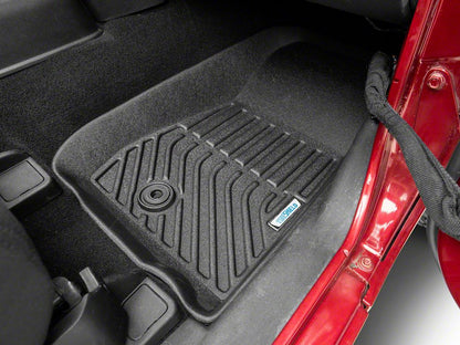 TruShield Precision Molded Front Floor Liners; Black (07-13 Jeep Wrangler JK)