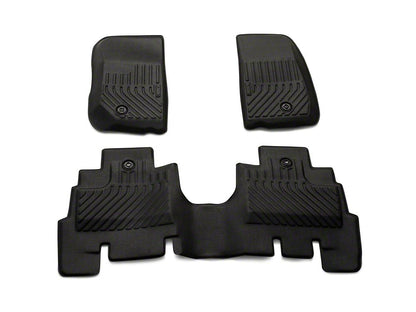 TruShield Precision Molded Front and Rear Floor Liners; Black (07-13 Jeep Wrangler JK 4-Door)