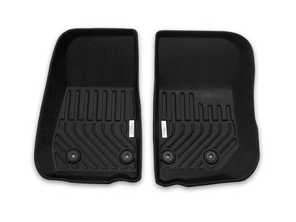 TruShield Precision Molded Front Floor Liners; Black (14-18 Jeep Wrangler JK)