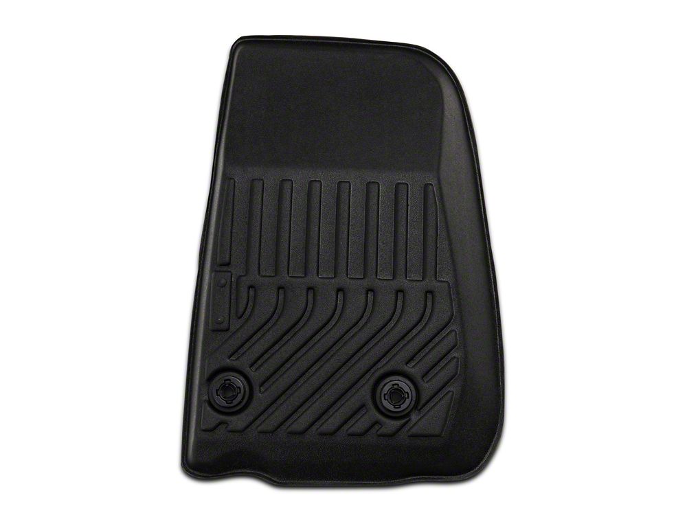 TruShield Precision Molded Front Floor Liners; Black (14-18 Jeep Wrangler JK)