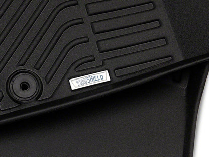 TruShield Precision Molded Front Floor Liners; Black (14-18 Jeep Wrangler JK)