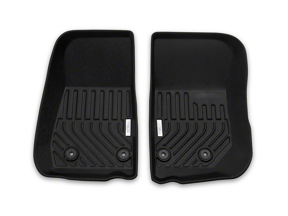 TruShield Precision Molded Front and Rear Floor Liners; Black (14-18 Jeep Wrangler JK 4-Door)