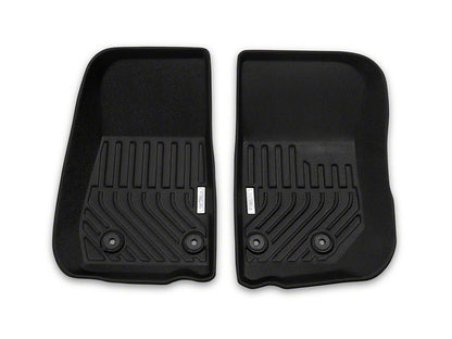 TruShield Precision Molded Front and Rear Floor Liners; Black (14-18 Jeep Wrangler JK 4-Door)