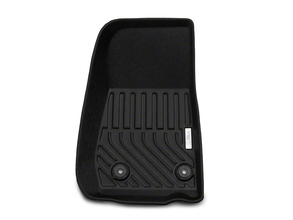 TruShield Precision Molded Front and Rear Floor Liners; Black (14-18 Jeep Wrangler JK 4-Door)