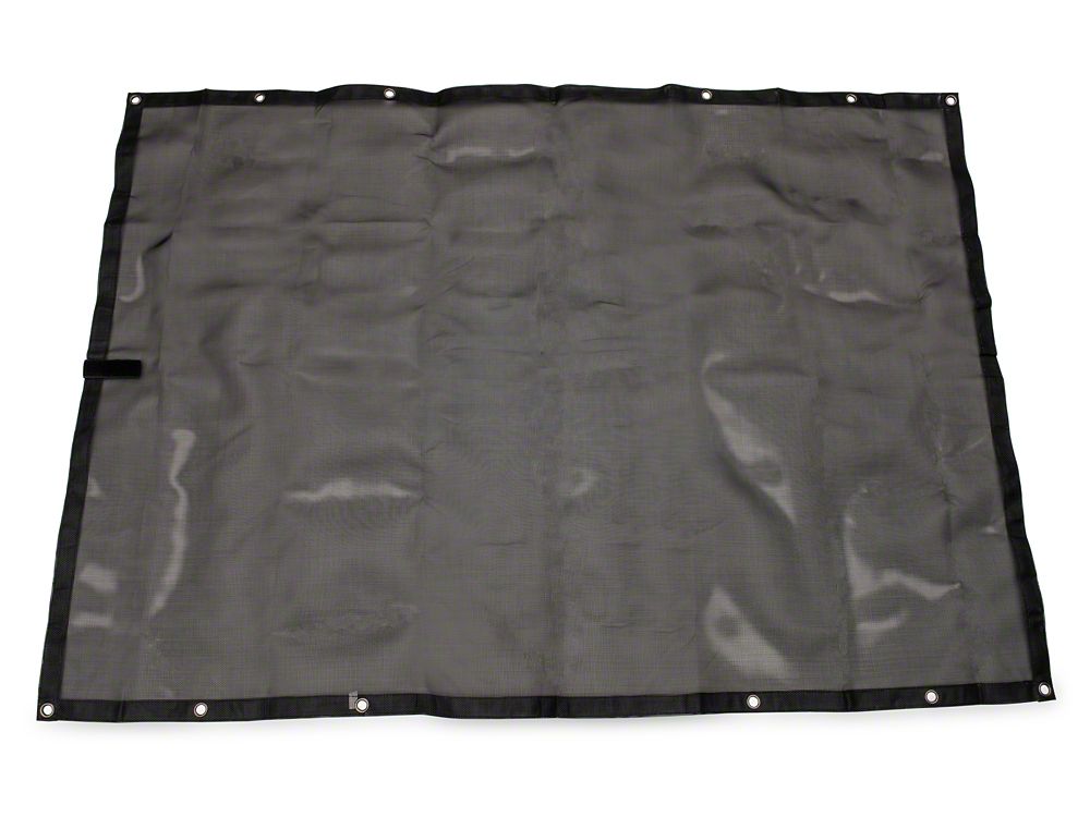 TruShield Full Width Mesh Bikini Top; Black (97-06 Jeep Wrangler TJ)