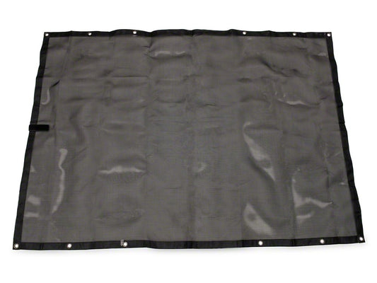 TruShield Full Width Mesh Bikini Top; Black (97-06 Jeep Wrangler TJ)