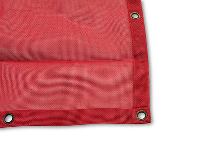 TruShield Full Length Mesh Sun Shade; Red (18-23 Jeep Wrangler JL 4-Door)