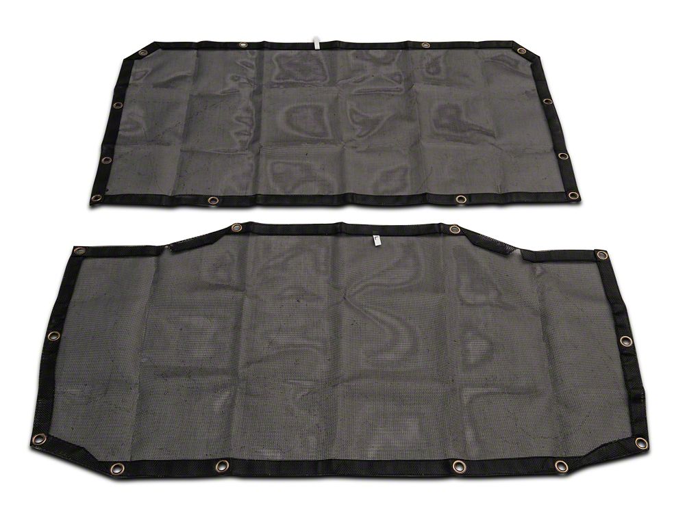 TruShield Mesh Sun Shade; Front and Rear (18-23 Jeep Wrangler JL 4-Door)