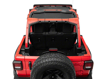 TruShield Mesh Sun Shade; Front and Rear (18-23 Jeep Wrangler JL 4-Door)