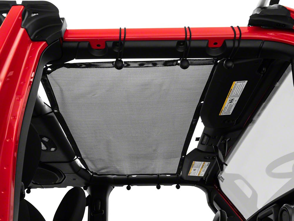 TruShield Mesh Sun Shade; Front and Rear (18-23 Jeep Wrangler JL 4-Door)