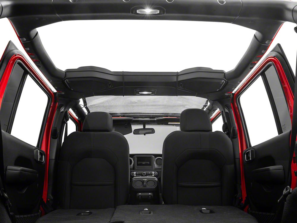 TruShield Mesh Sun Shade; Front (18-23 Jeep Wrangler JL 4-Door)