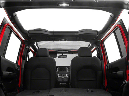 TruShield Mesh Sun Shade; Front (18-23 Jeep Wrangler JL 4-Door)