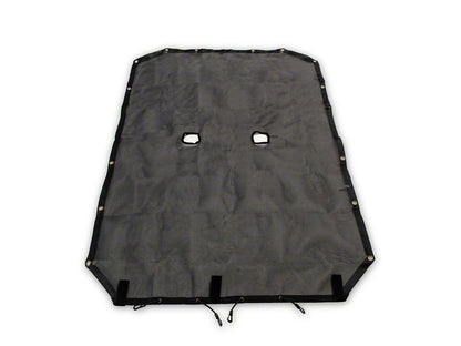TruShield Mesh Shade Top; Black (07-18 Jeep Wrangler JK 4-Door)
