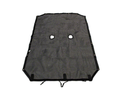 TruShield Mesh Shade Top; Black (07-18 Jeep Wrangler JK 4-Door)