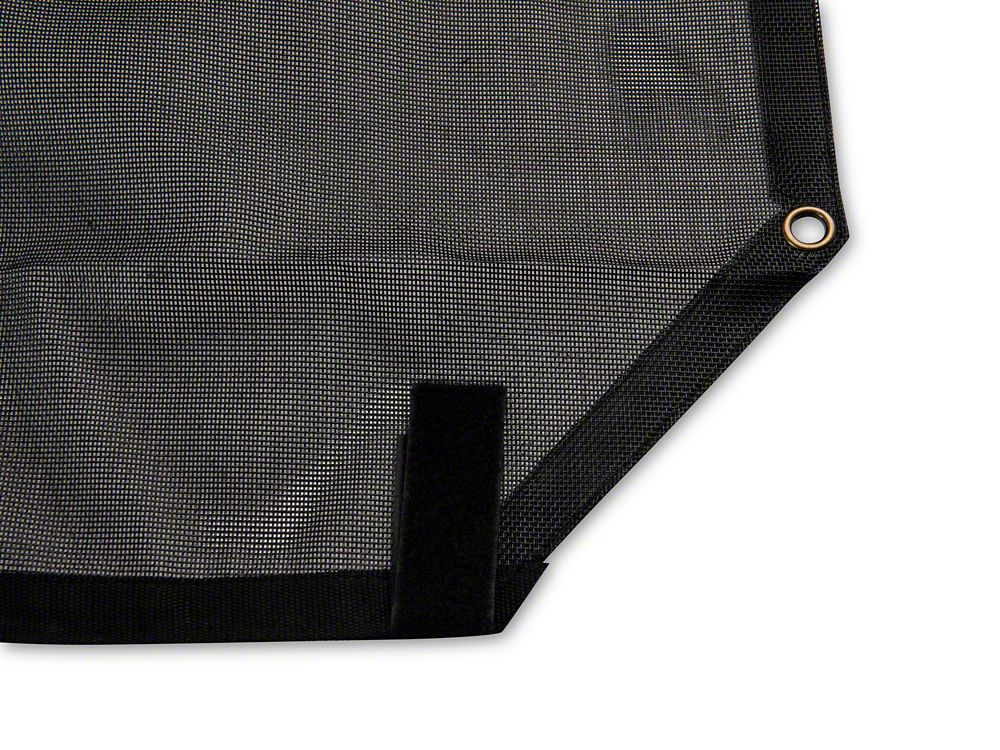 TruShield Mesh Shade Top; Black (07-18 Jeep Wrangler JK 4-Door)