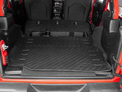 TruShield Precision Molded Cargo Liner; Black (18-25 Jeep Wrangler JL 4-Door, Excluding 4xe)