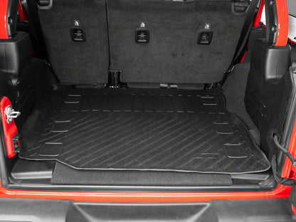 TruShield Precision Molded Cargo Liner; Black (18-25 Jeep Wrangler JL 4-Door, Excluding 4xe)