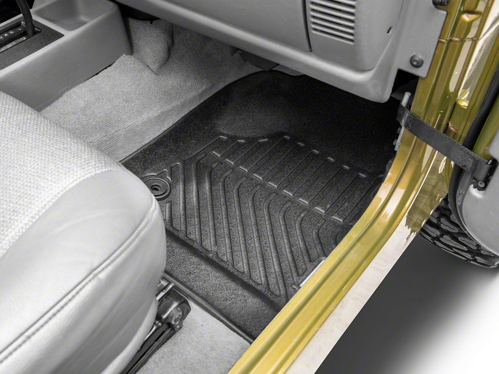 TruShield Precision Molded Floor Liners; Front and Rear (97-06 Jeep Wrangler TJ)