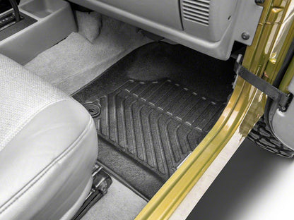 TruShield Precision Molded Floor Liners; Front and Rear (97-06 Jeep Wrangler TJ)