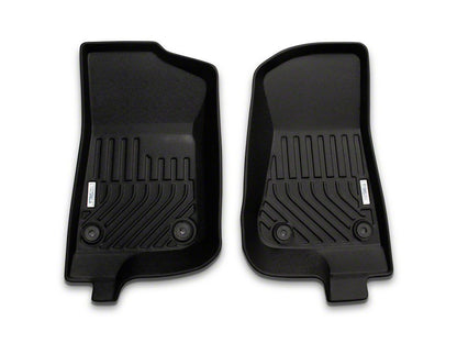 TruShield Precision Molded Front Floor Liners; Black (20-25 Jeep Gladiator JT)