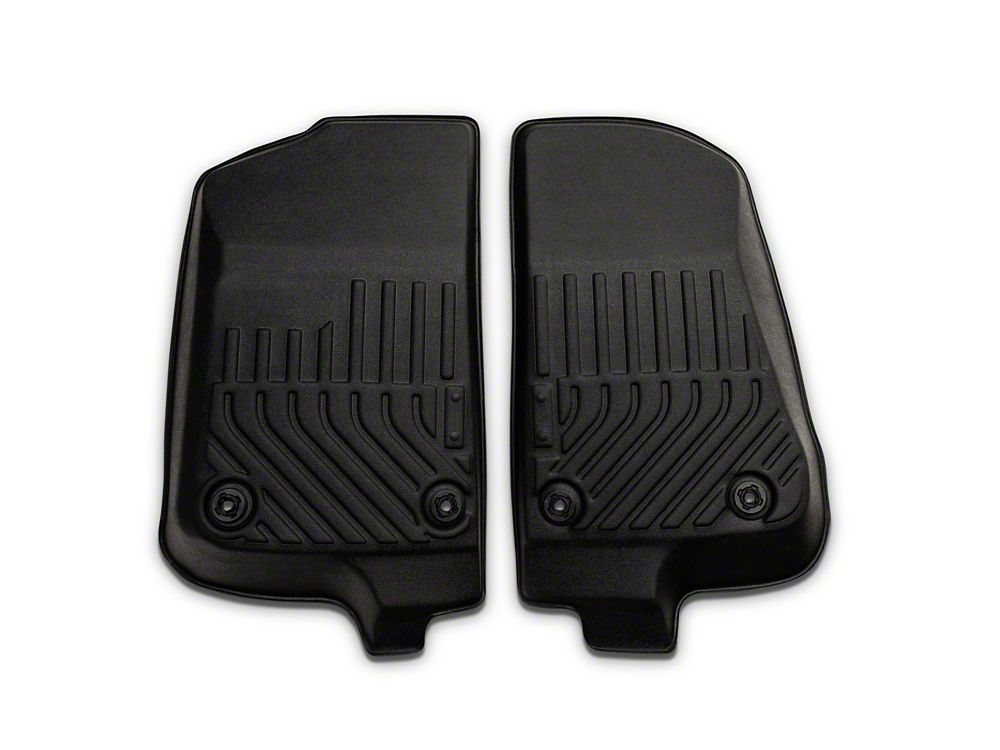 TruShield Precision Molded Front Floor Liners; Black (20-25 Jeep Gladiator JT)