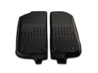 TruShield Precision Molded Front Floor Liners; Black (20-25 Jeep Gladiator JT)