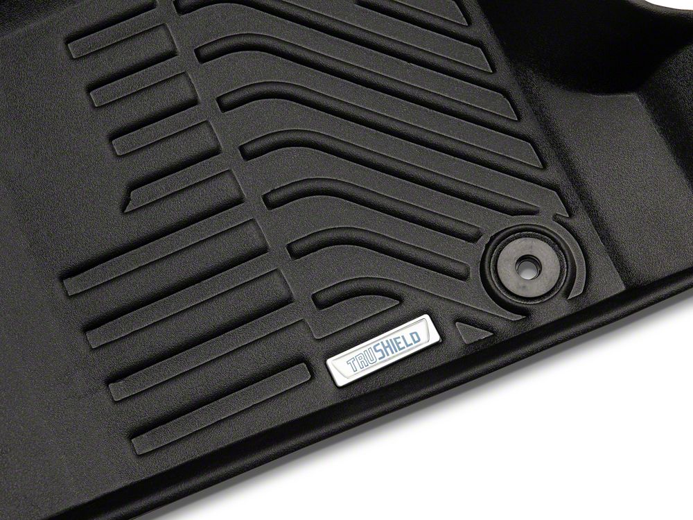 TruShield Precision Molded Front Floor Liners; Black (20-25 Jeep Gladiator JT)