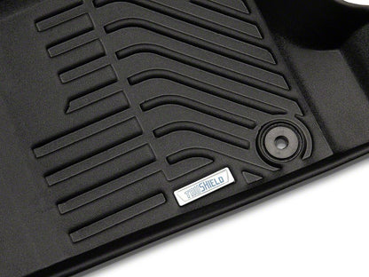 TruShield Precision Molded Front Floor Liners; Black (20-25 Jeep Gladiator JT)