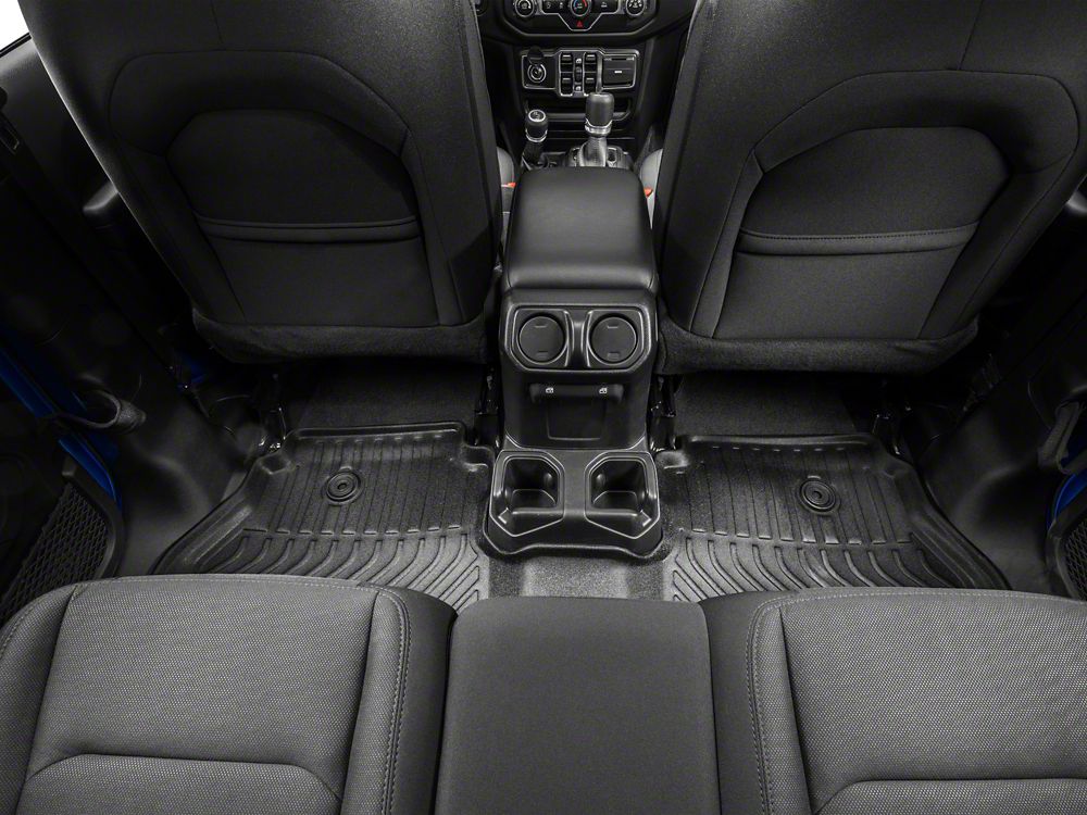 TruShield Precision Molded Rear Floor Liner; Black (20-25 Jeep Gladiator JT)