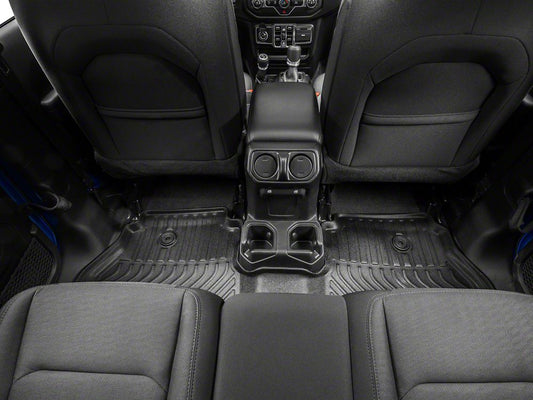 TruShield Precision Molded Rear Floor Liner; Black (20-25 Jeep Gladiator JT)