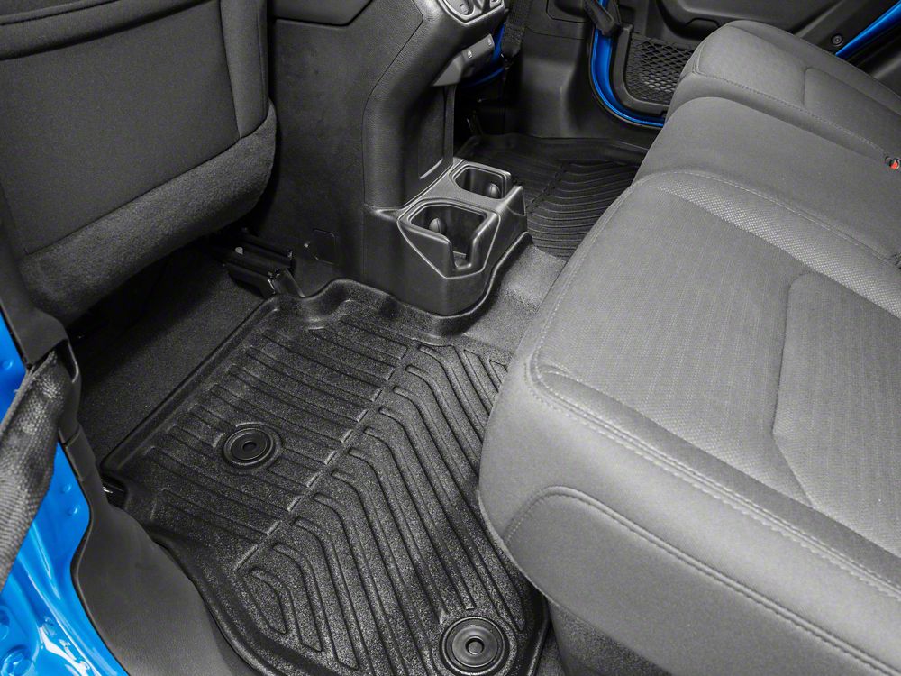 TruShield Precision Molded Rear Floor Liner; Black (20-25 Jeep Gladiator JT)