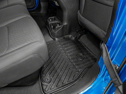 TruShield Precision Molded Rear Floor Liner; Black (20-25 Jeep Gladiator JT)