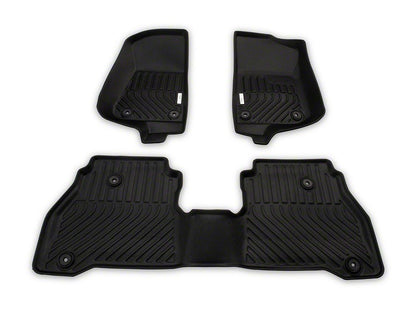 TruShield Precision Molded Front and Rear Floor Liners; Black (20-25 Jeep Gladiator JT)