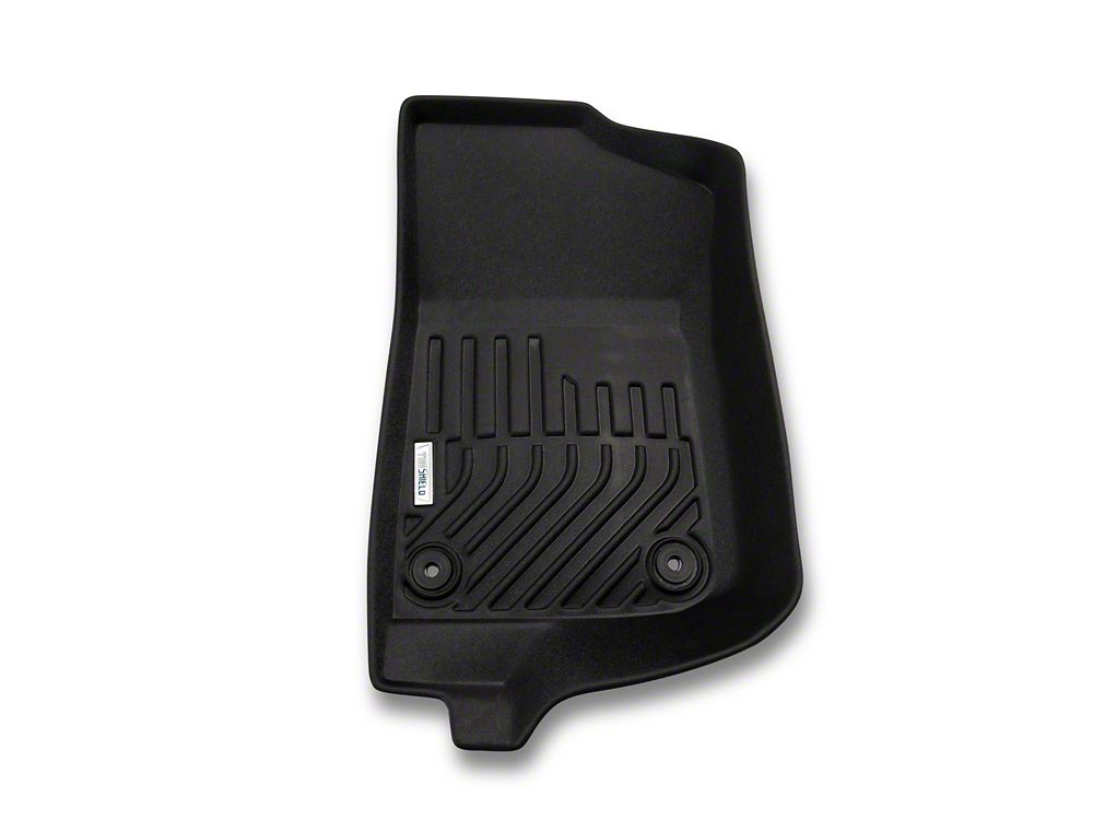TruShield Precision Molded Front and Rear Floor Liners; Black (20-25 Jeep Gladiator JT)