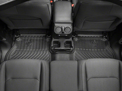 TruShield Precision Molded Front and Rear Floor Liners; Black (20-25 Jeep Gladiator JT)
