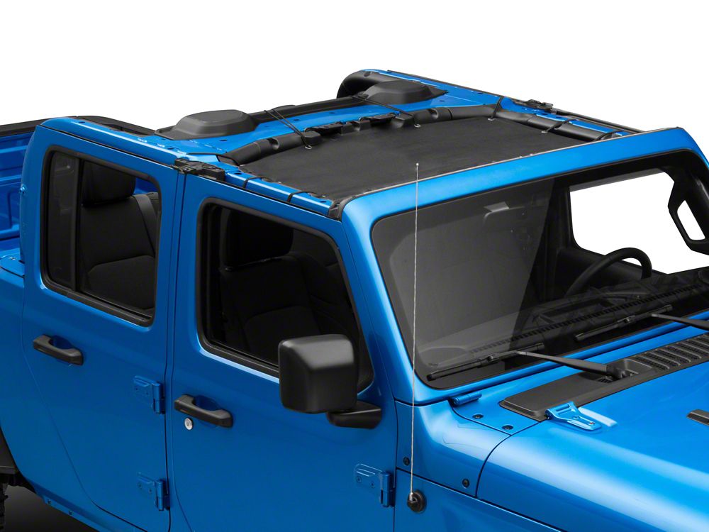 TruShield Mesh Sun Shade; Front (20-23 Jeep Gladiator JT)