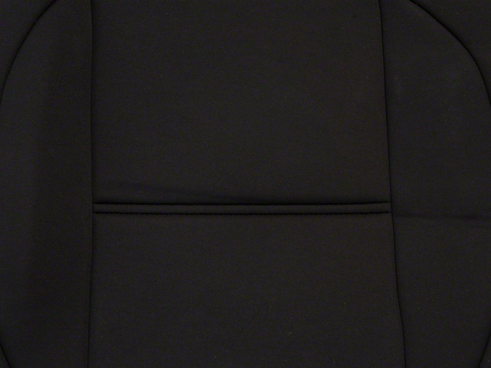 TruShield Neoprene Front and Rear Seat Covers; Black (20-25 Jeep Gladiator JT w/o Rear Cup Holder)