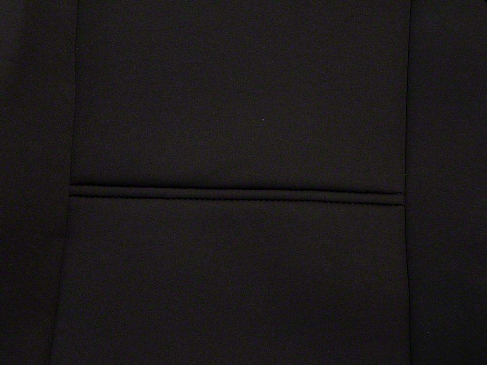TruShield Neoprene Front and Rear Seat Covers; Black (20-25 Jeep Gladiator JT w/ Rear Cup Holder)