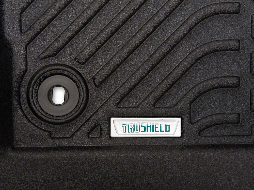TruShield Precision Molded Front Floor Liners; Black (13-24 4Runner)