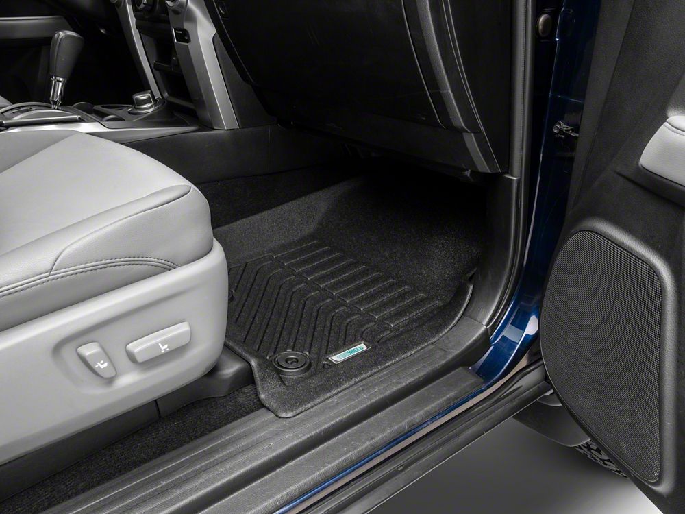 TruShield Precision Molded Front and Rear Floor Liners; Black (13-24 4Runner)