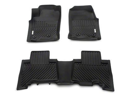 TruShield Precision Molded Front and Rear Floor Liners; Black (13-24 4Runner)