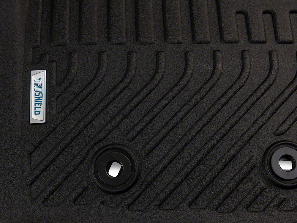 TruShield Precision Molded Front Floor Liners; Black (16-23 Tacoma)