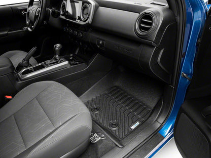 TruShield Precision Molded Front Floor Liners; Black (16-23 Tacoma)