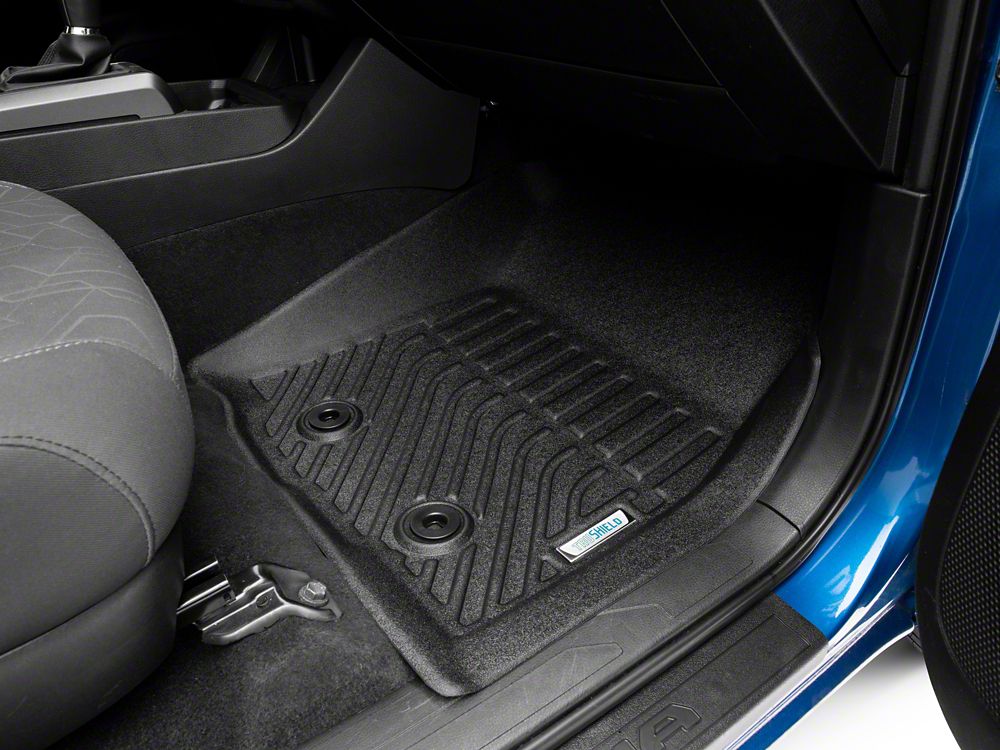 TruShield Precision Molded Front Floor Liners; Black (16-23 Tacoma)