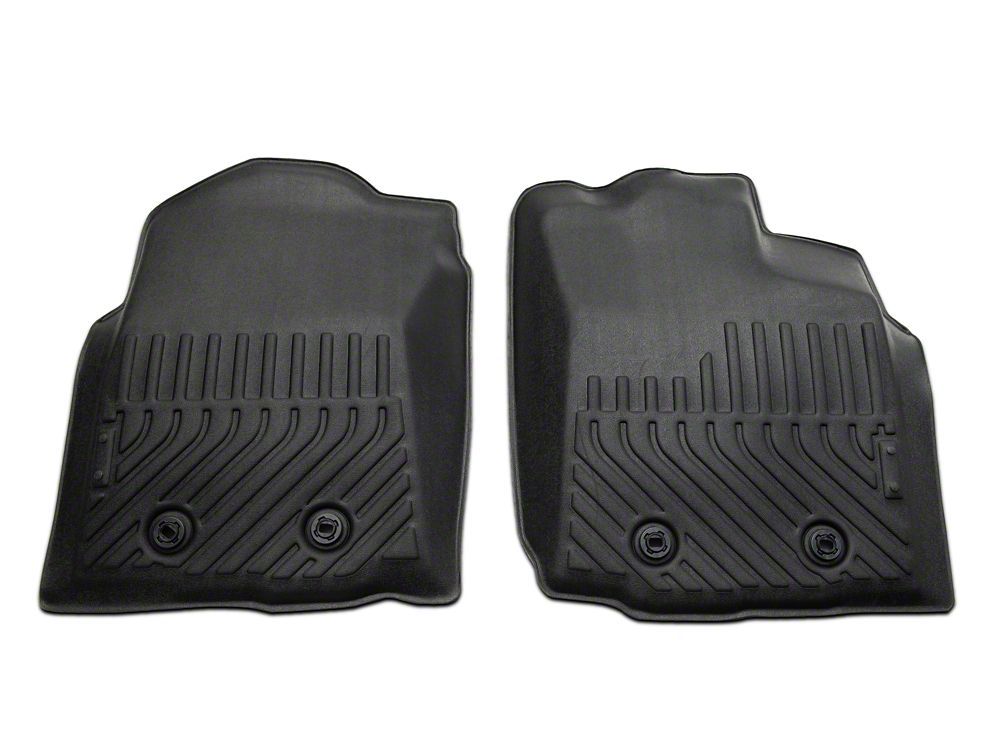 TruShield Precision Molded Front and Rear Floor Liners; Black (16-23 Tacoma Double Cab)